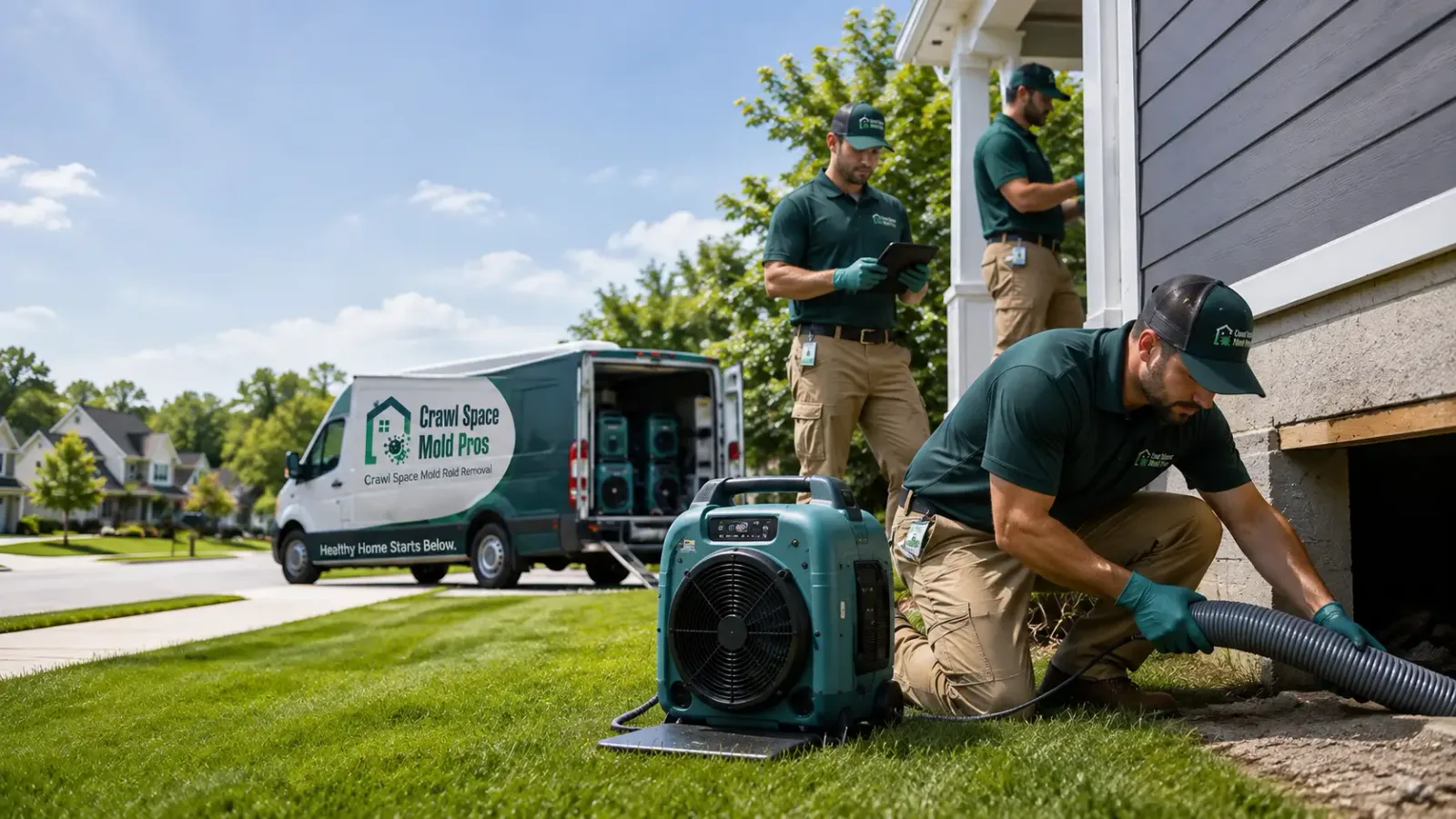 Crawl Space Mold Removal in Springdale, AR